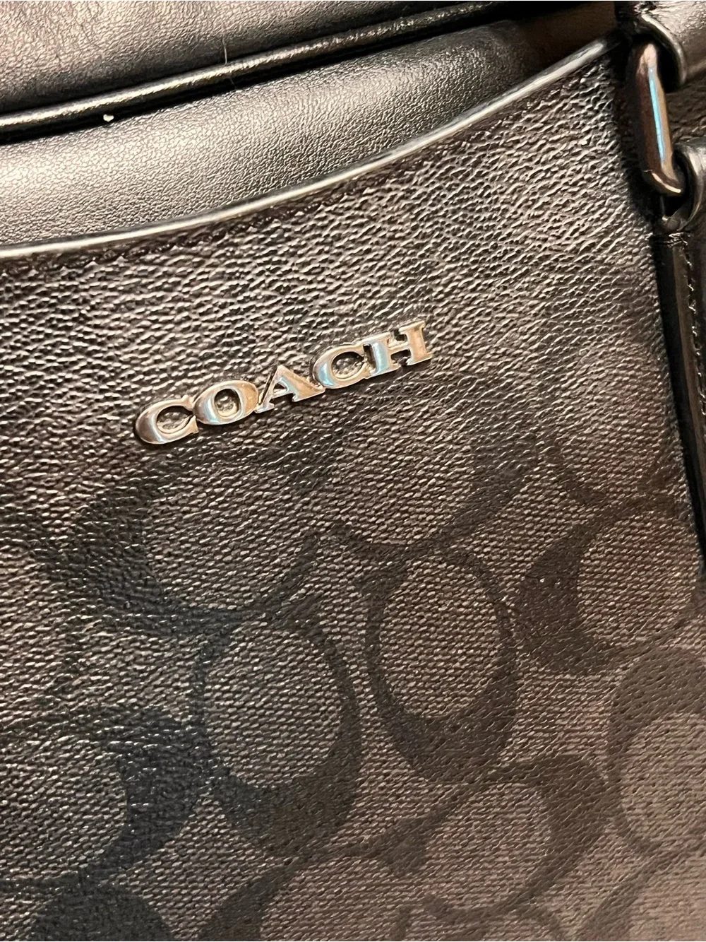 Coach men briefcase